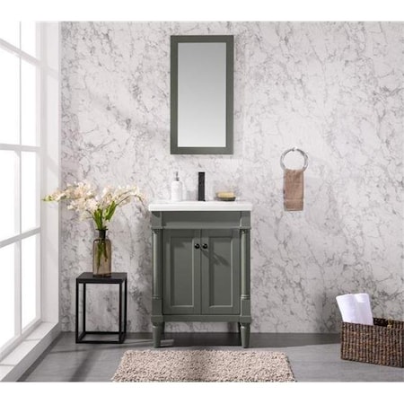 Legion Furniture Legion Furniture WLF9324-VG 24 in. Sink Vanity; Vouge Green WLF9324-VG